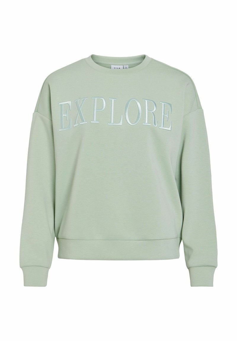 Vila Sweater groen gemêleerd