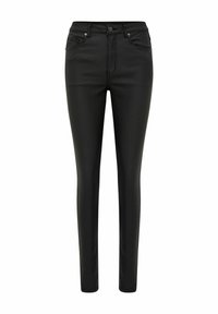 SIBBIR COATED - Trousers - black