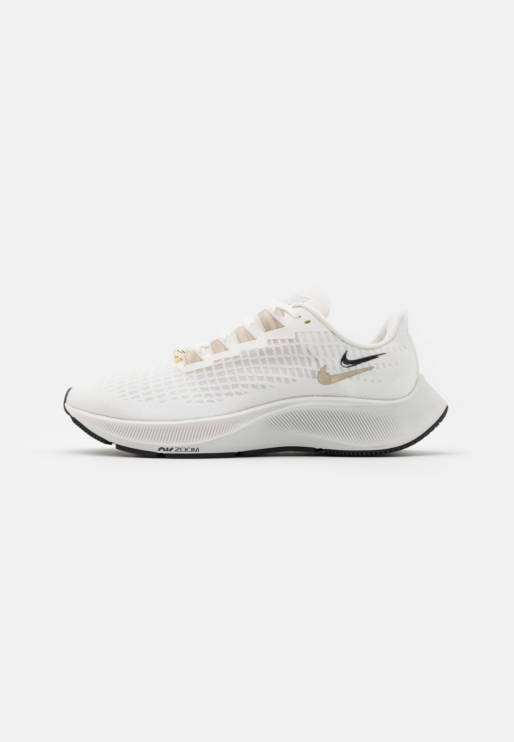 Nike Performance AIR ZOOM PEGASUS 37 - Hardloopschoenen neutraal -  ivory/metallic gold silk/platinum tint/oil grey/Beige - Zalando.nl