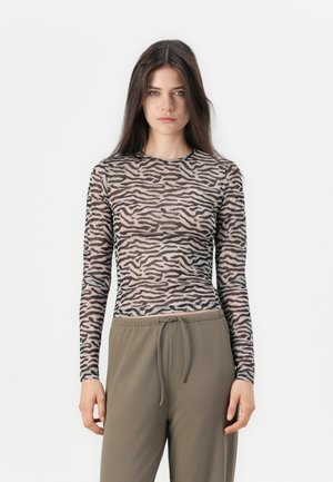 ONLELVA O NECK  - Langærmet T-shirt - pumice stone