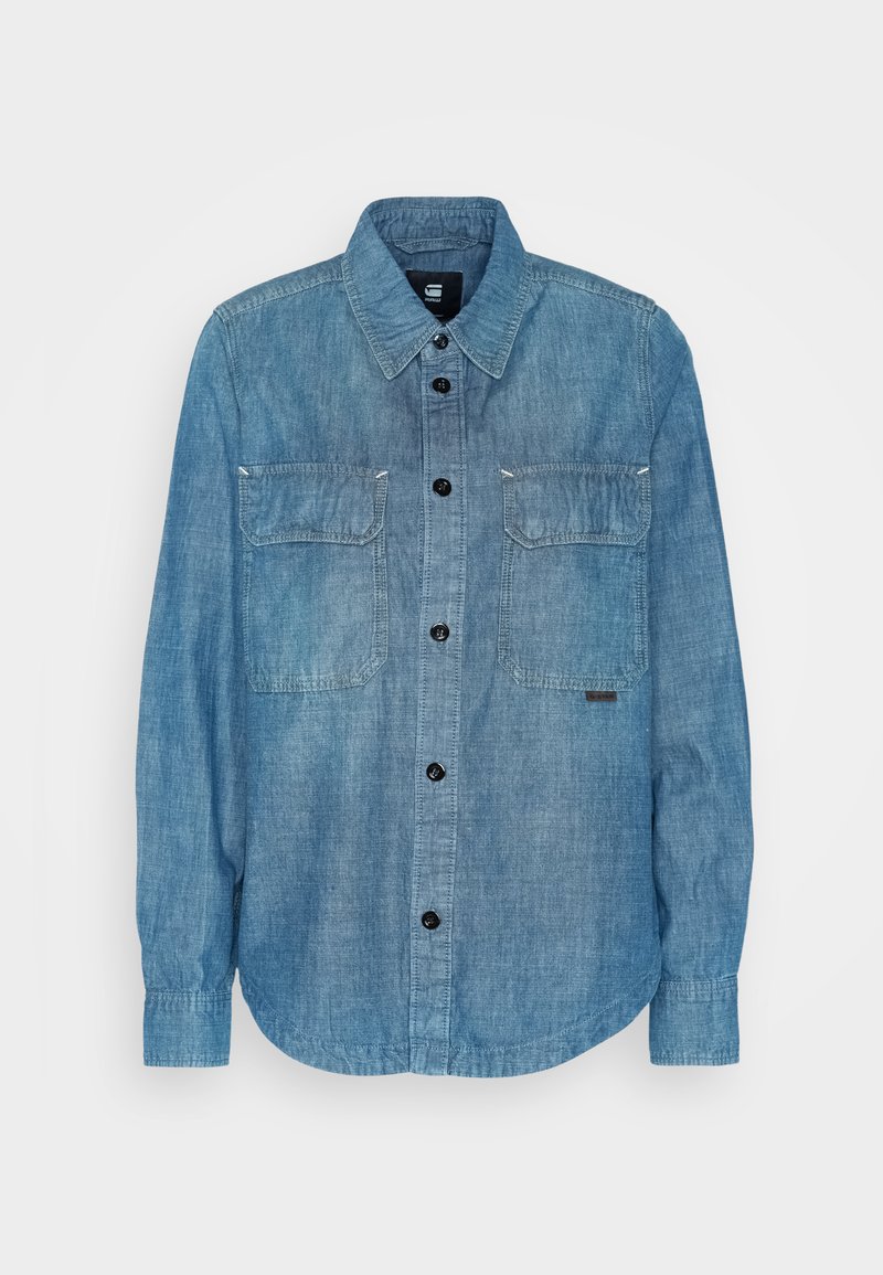 G-Star Overhemdblouse blauw denim/bluedenim G-Star Overhemdblouse blauw denim/bluedenim