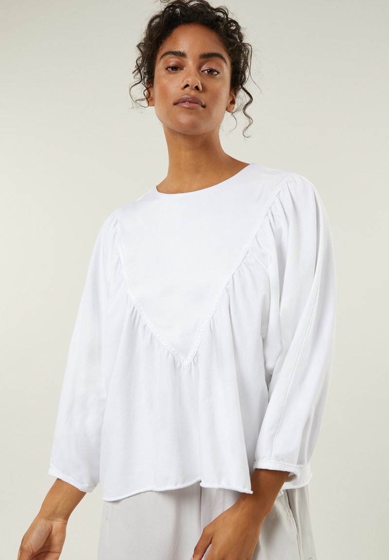 10DAYS BALLOON SLEEVE Blouse white/blanc ZALANDO.FR