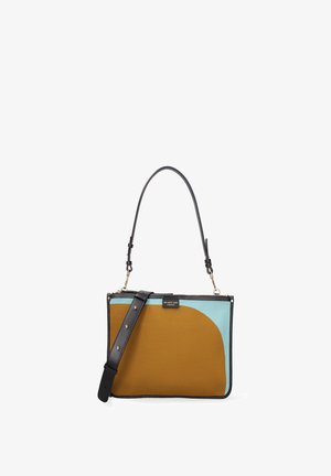 My Best Bag, ATENA - SHOULDER BAG - Handbag - ocher/light blue solid