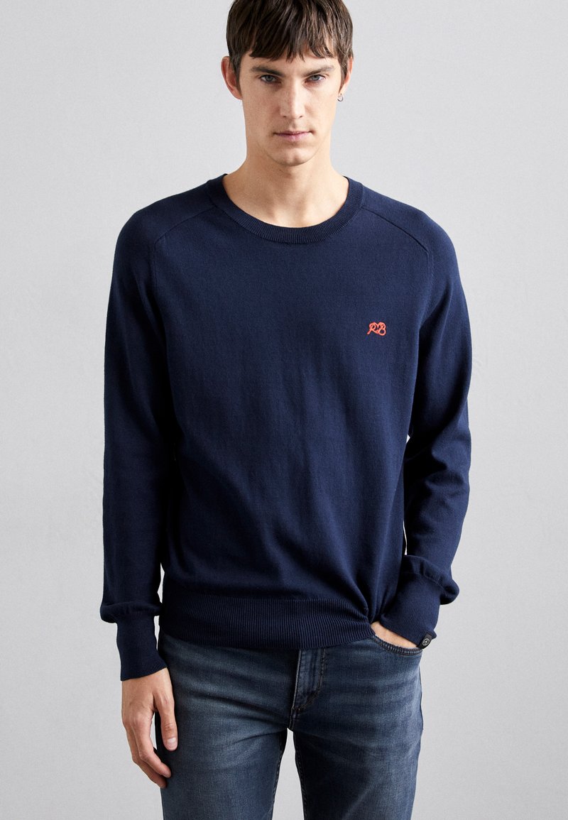 rag & bone - LOVE CREW - Strickpullover - navy, Vergrößern