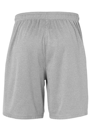 Short de sport - dark grau melange/schwarz
