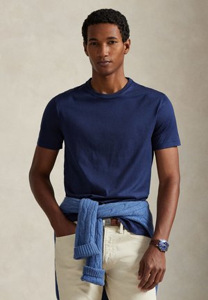 STANDARD FIT LISLE T-SHIRT - Βασικό μπλουζάκι - newport navy