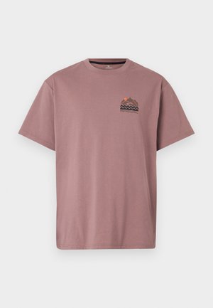 Rip Curl VAPORCOOL SEARCH TREK TEE UNISEX - Print T-shirt - twilight mauve