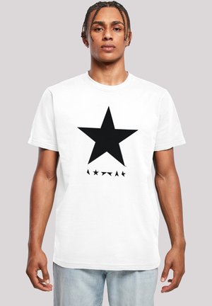 DAVID BOWIE STAR LOGO - Print T-shirt - white