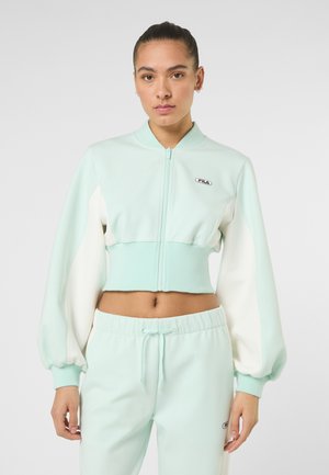 Fila APPAREL LECORE CROPPED HIGH  - Sweatjacke - soothing sea-egret