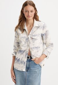 Levi's® - ICONIC WESTERN - Bluza s gumbima - offwhite Minijatura 1