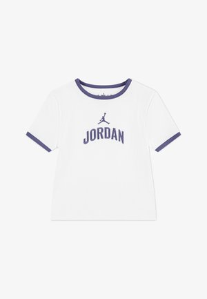 Jordan SEMI CROPPED TEE - T-Shirt print - white