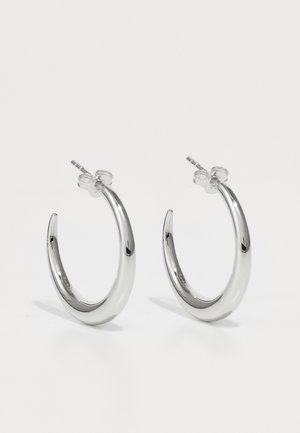 GRADUATED HOOPS - Øreringe - silver-coloured