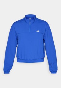 AEROREADY TRAIN ESSENTIALS QUARTER ZIP - Verryttelytakki - semi lucid blue