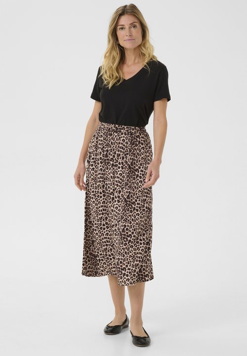 Jupe Midi Plissée Femme - Taille élastique - Style élégant Et Fluide - Pour Automne Et Occasions