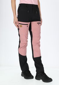 Swedemount LOFOTEN STRETCH  - Pantaloni outdoor - black dusty rose