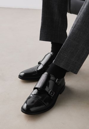 Next, REGULAR FIT - HI-SHINE DOUBLE MONK SHOES . - Paelteta kingad - black