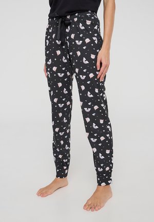 ANIMAL LONG - Pantaloni del pigiama - var nero