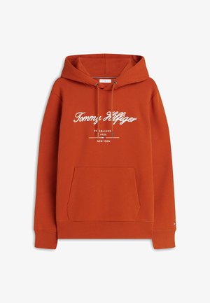 Tommy Hilfiger, SCRIPT LOGO HOODY - BRAND LOVE - Hoodie - rusty ochre