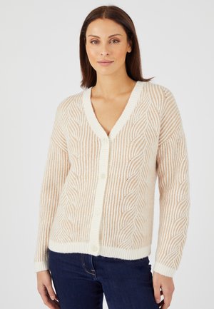 Damart Cardigan - beige chiné