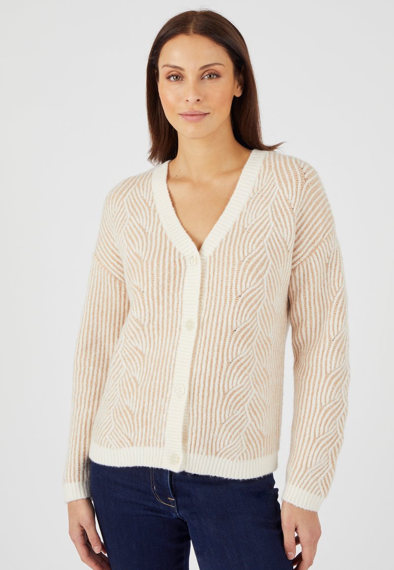 Damart Gilet - beige chiné