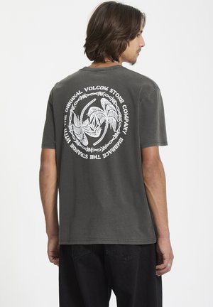 CIRCLEPALM PW - T-shirt imprimé - black