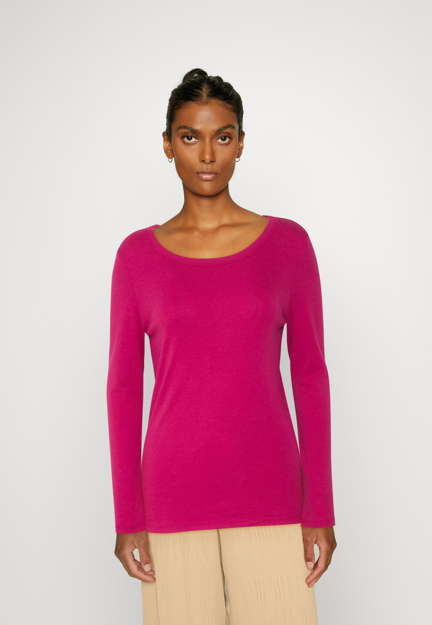 GAP CREW - Long sleeved top - cerise 