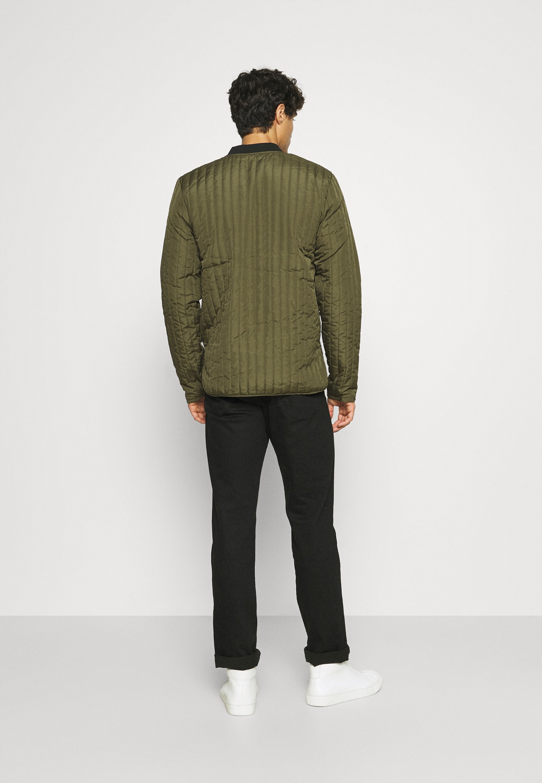 Solid Bomber Jacket Ivy Green, Men's, Size: Small, Khaki