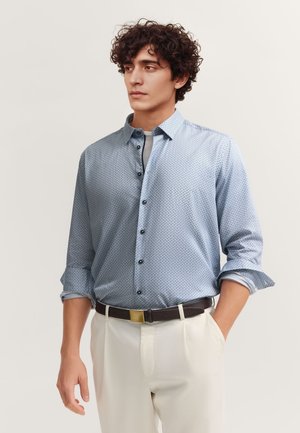 MIT UNDER-BUTTON-DOWN KRAGEN - Hemd - marine