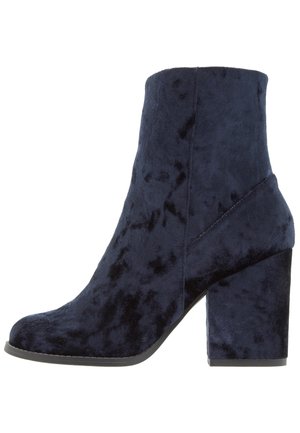 Even&Odd Enkellaarsjes met hoge hak - dark blue