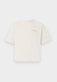 CROP SINGLE DESTINATIONS - Nyomott mintás póló - off white
