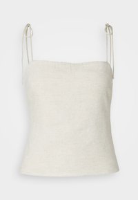 SLIM TIE STRAP  - Débardeur - oatmeal heather