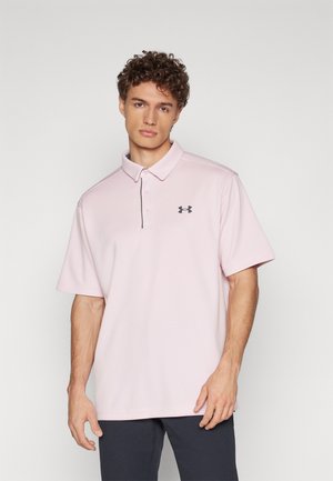 Under Armour TECH - Polo shirt - prime pink/pitch gray