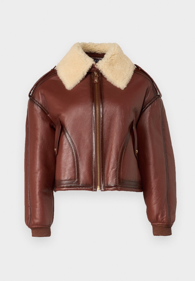 Tommy Hilfiger Leren jas donkerbruin Tommy Hilfiger Leren jas donkerbruin