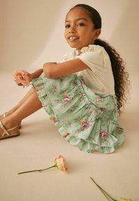 Laura Ashley Rochie de zi - ecru and green