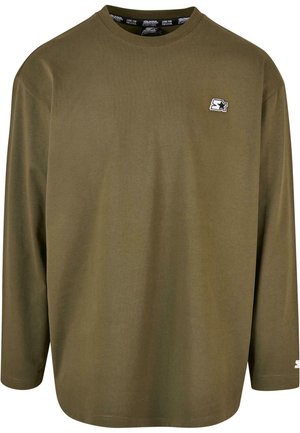 ESSENTIAL  - Long sleeved top - darkolive