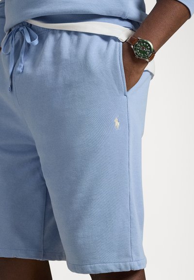 Polo Ralph Lauren Big & Tall LOOPBACK FLEECE SHORT - Calças de fato de treino - blue