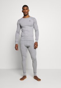 ODLO BOTTOM LONG ACTIVE WARM - Camada base - grey melange
