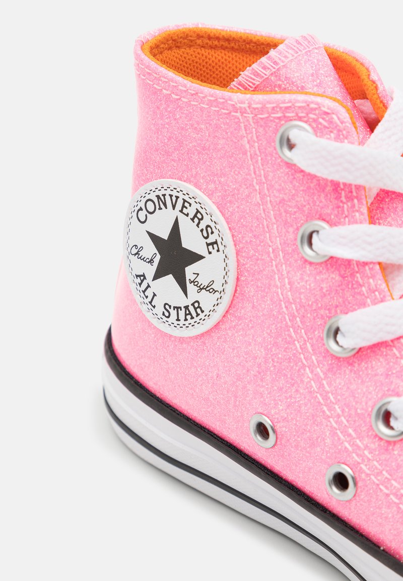 pink sparkle converse shoes