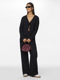 Pieces PCRANESSA STRAIGHT - Stoffhose - black