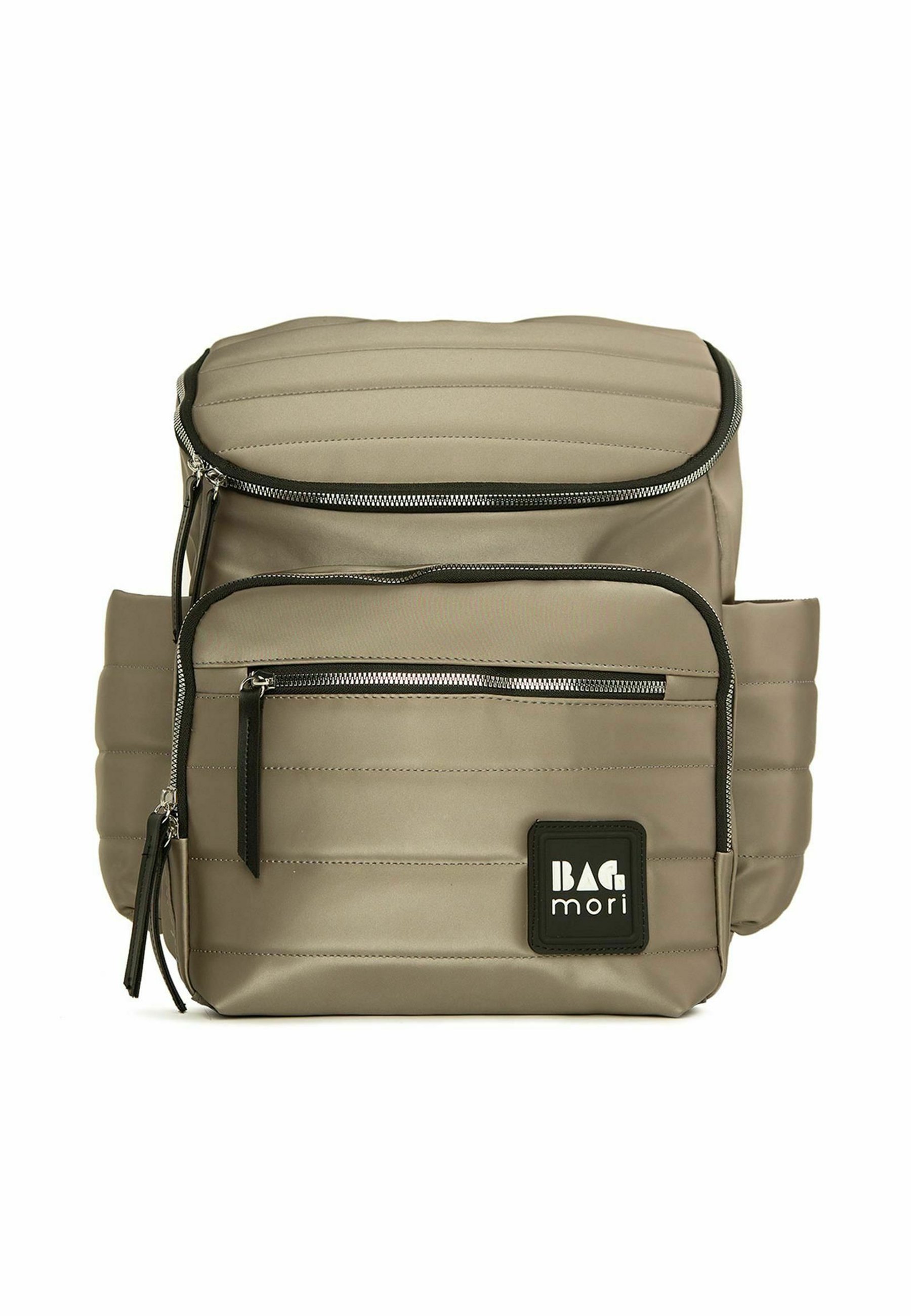 Bagmori SATIN DIAPER BAG BACKPACK Wickeltasche grey/grau