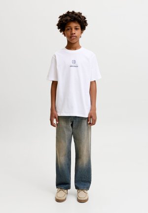 Jack & Jones Junior, JWHDIA GRAPHIC BACK TEE SS CREW N JNR - Tričko s potlačou - bright white
