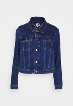 Shownicer Giacca Di Jeans Mezza Lunga Donna – Denim Boyfriend, Cotone Morbido, Lunga, Con Tasche, Primavera Autunno