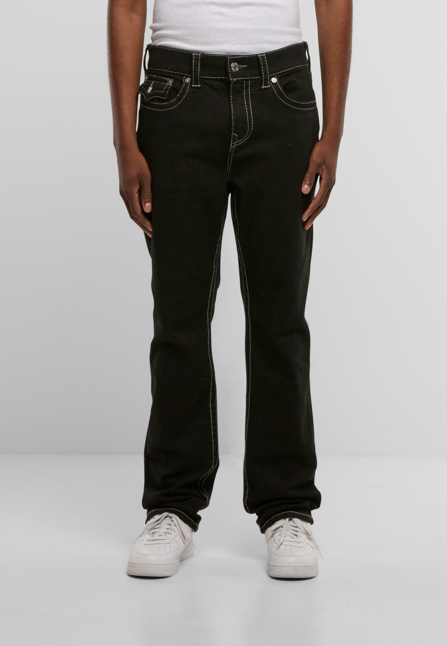True Religion RICKY FLAP BIG T IN - Straight leg jeans - black