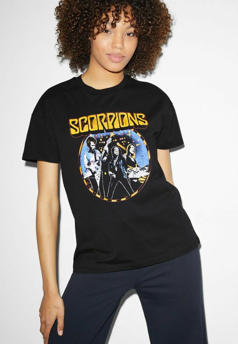 CLOCKHOUSE TShirt print black/schwarz meliert Zalando.at