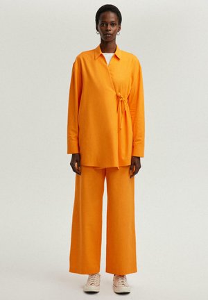 Kimono&Trousers Set - Kelnės - orange