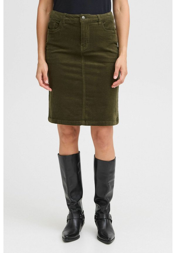 PZSALLY - A-line skirt - grape leaf