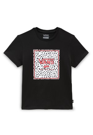 DALMATION BORDER CREW - T-shirt z nadrukiem - black