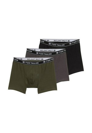 IM DREIERPACK MIT WEBBUND - Boxerbriefs - green melange