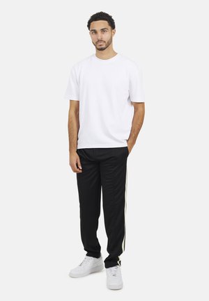 SIDE STRIPE LEG JOGGER - Jogginghose - black