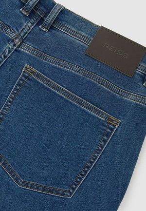 Reiss, Straight leg jeans - dark rinsed blue wash